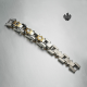 Silver gold Chain stainless steel bracelet star pattern 