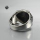 Silver cross claws ring solid stainless steel Celtic band