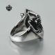 Silver ring stainless steel Transformer Decepticon Megatron solid band heavy
