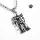 Silver Gundam pendant stainless steel necklace movie replica soft gothic