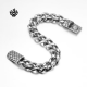  Silver bracelet stainless steel mens chain 21cm soft gothic special 