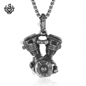 Silver cross pendant swarovski crystal stainless steel necklace soft gothic