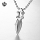 Silver spare head pendant stainless steel ball chain knife necklace soft gothic 