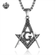 Silver designer pendant special stainless steel chain necklace soft gothic 