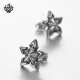 Sharp solid star earrings stainless steel stud quality made jewellery 
