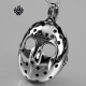 Silver Friday the 13th mask pendant replica stainless steel necklace soft gothic