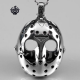 Silver Friday the 13th mask pendant replica stainless steel necklace soft gothic