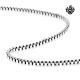 Silver necklace solid stainless steel box Chain