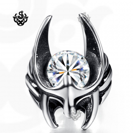 Silver stud clear swarovski crystal earrings soft gothic 0.5ct